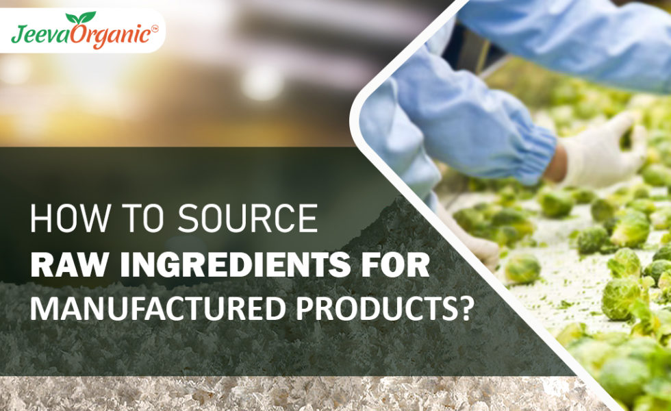 Raw Ingredients for Manufactured Products
